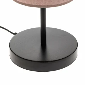 Cheap Euluna Lampe à poser Jari abat-jour tissu, rosé doré