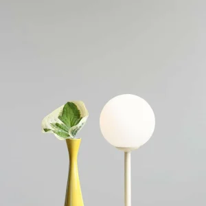 Hot ALDEX Lampe à poser Joel, opale/crème, à 1 lampe