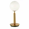 Fashion Viokef Lampe à poser Jolin avec boule de verre