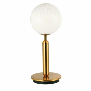 Fashion Viokef Lampe à poser Jolin avec boule de verre