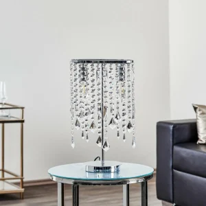 Cheap ONLI Lampe à poser Laila pendentif cristal à 2 lampes