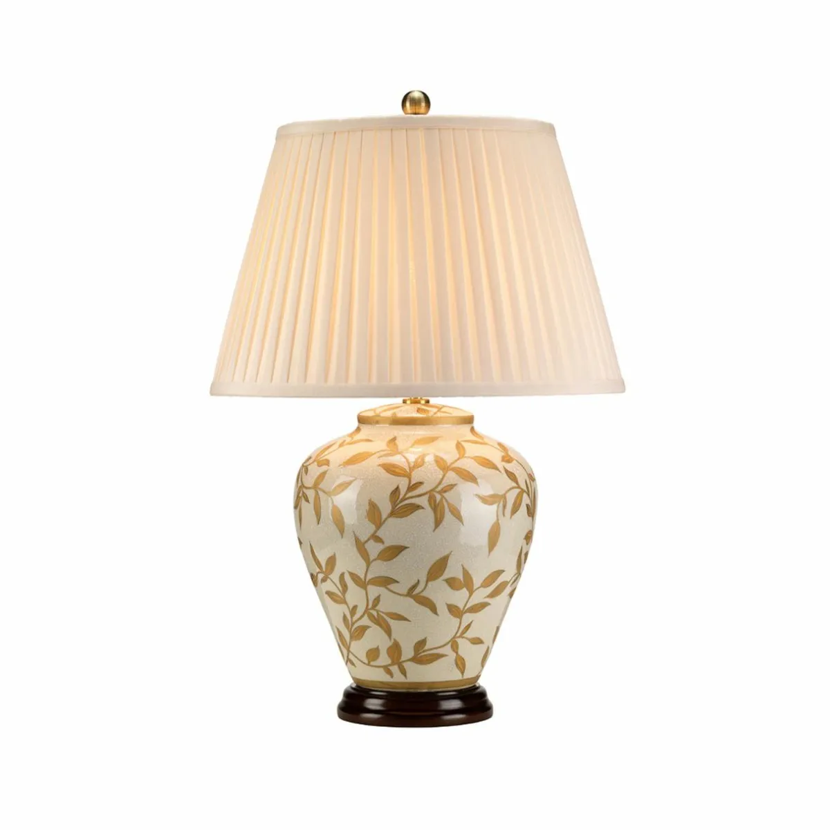lampe__poser_leaves_avec_pied_en_porcelaine_0.webp Shop Elstead Lampe à poser Leaves avec pied en porcelaine