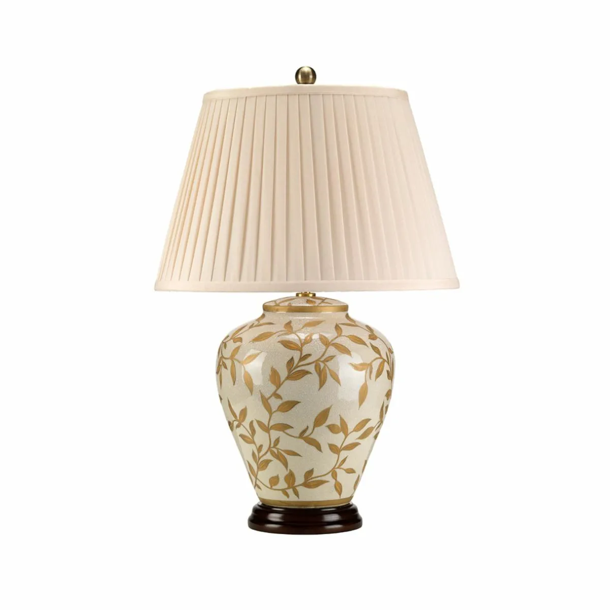 lampe__poser_leaves_avec_pied_en_porcelaine_1.webp Shop Elstead Lampe à poser Leaves avec pied en porcelaine