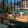 Hot Linea Light Lampe à poser LED rechargeable Camping, blanc, aluminium, PMMA, CCT