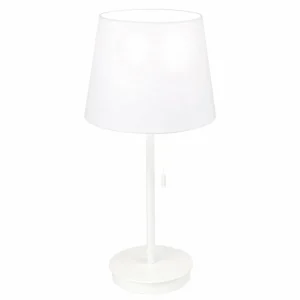 Best ORION Lampe à poser Ludwig avec port USB, blanche