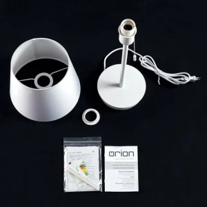 Best ORION Lampe à poser Ludwig avec port USB, blanche