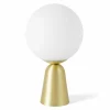Shop miloox by Sforzin Lampe à poser Lunar avec pied doré, Ø 20 cm