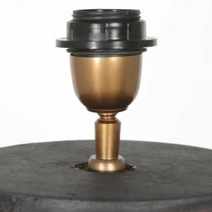 Best Sale Steinhauer Lampe à poser Lyons 3747ZW, tressage noir/naturel