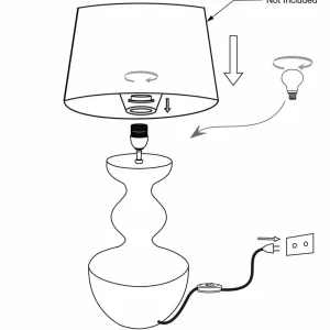 Clearance Steinhauer Lampe à poser Lyons 3748ZW, tressée Natur