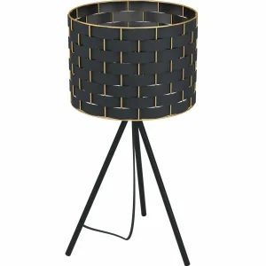 Shop EGLO Lampe à poser Marasales abat-jour tissu, trépied