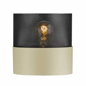 Cheap HELL Lampe à poser Mesh E27, hauteur 18 cm, sable/noire
