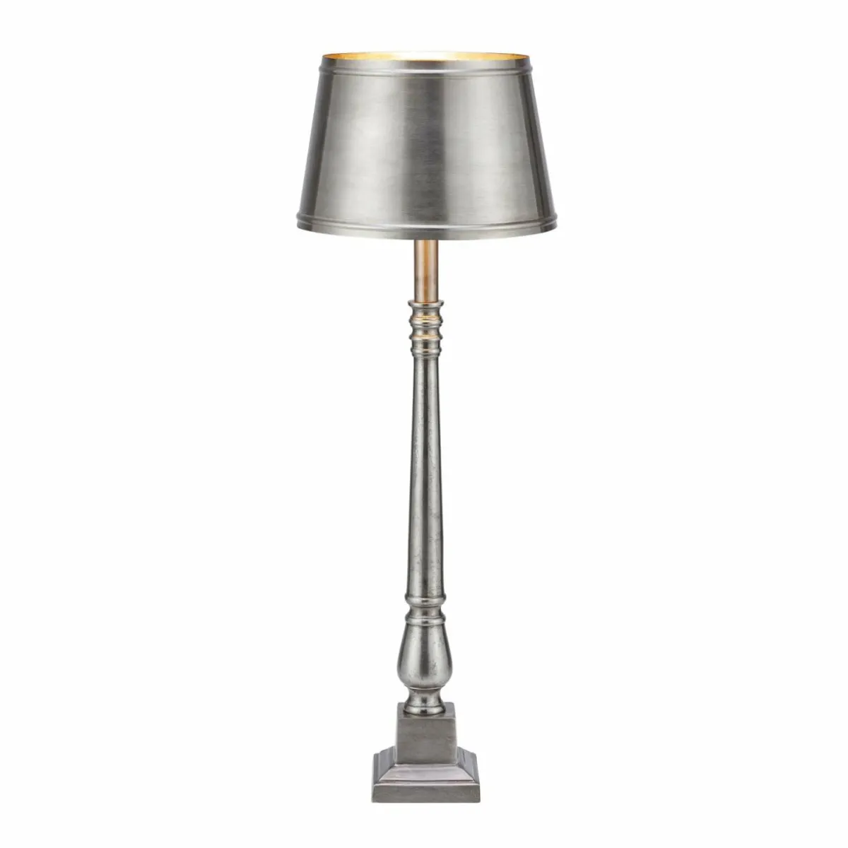 Cheap Markslöjd Lampe à poser Metallo, couleur argent antique, métal, hauteur 66 cm