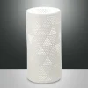 Outlet Fabas Luce Lampe à poser Micol en céramique, hauteur 20 cm