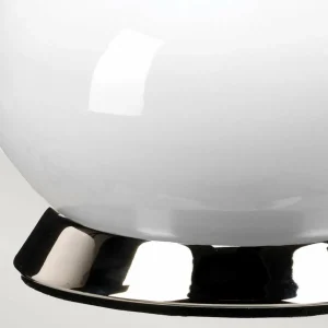Flash Sale Elstead Lampe à poser Milo, nickel-blanc/orange