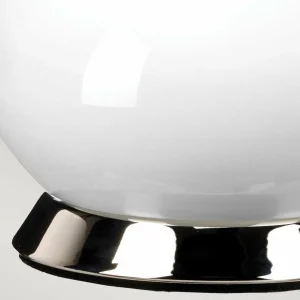Sale Elstead Lampe à poser Milo, nickel-blanc/rose