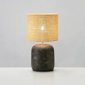 Fashion Markslöjd Lampe à poser Montagna, béton, jute, 32 cm