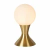 Cheap Lucide Lampe à poser Moya avec abat-jour en verre, dorée