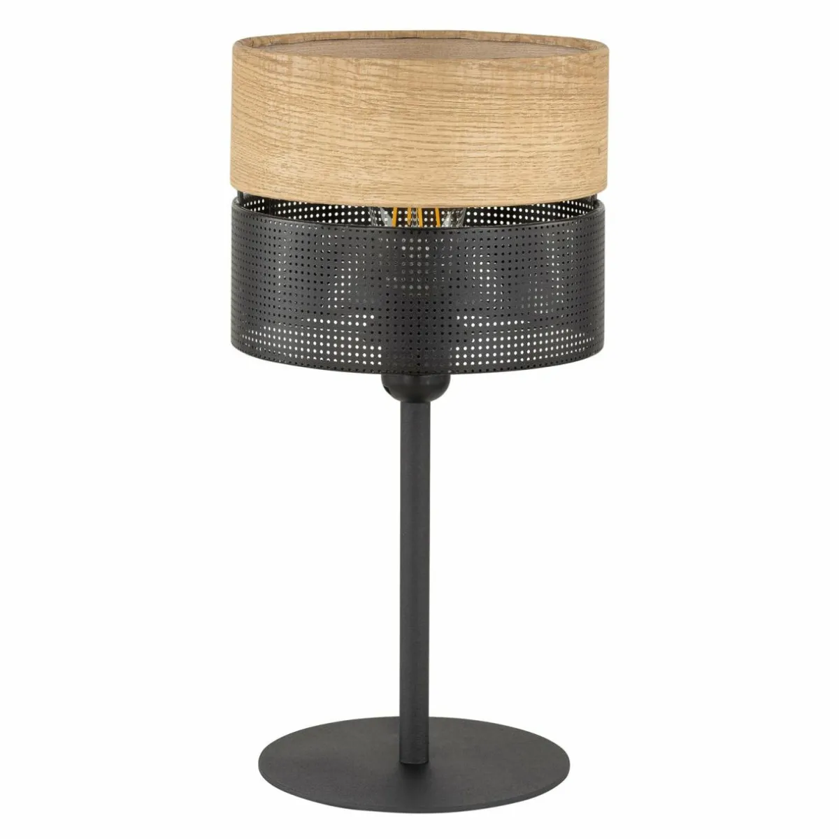 lampe__poser_nicol_noir_aspect_bois_hauteur__cm__x_e_0.webp Online TK Lighting Lampe à poser Nicol, noir, aspect bois, hauteur 45 cm, 1 x E27