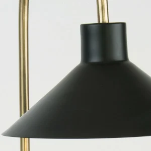 Flash Sale Holländer Lampe à poser Oktavia, noir/doré, hauteur 58 cm, marbre