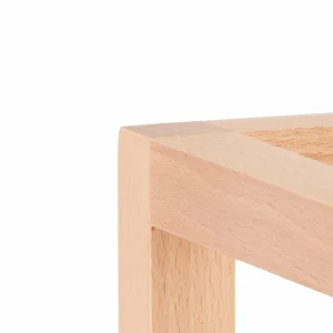 Best Alfa Lampe à poser Pako, forme de cage, cube, bois, 16 x 16 x 25 cm
