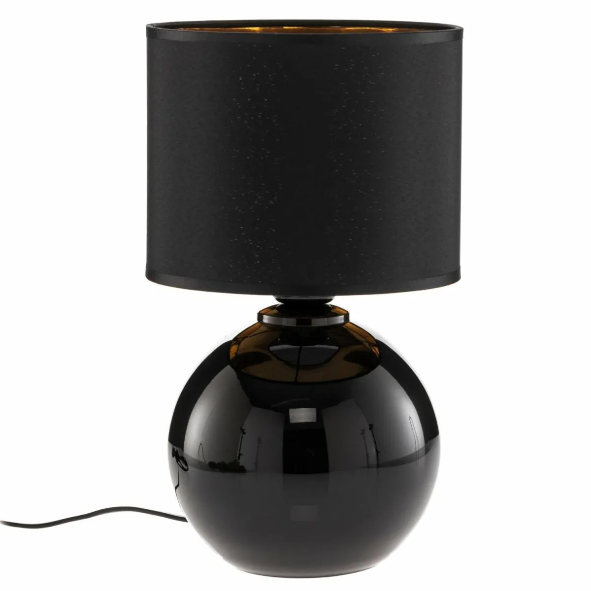 lampe__poser_palla___cm_noiror_1.webp Best TK Lighting Lampe à poser Palla, Ø 20 cm, noir/or