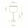 New BRITOP Lampe à poser Paon, Ø 25 cm, verte