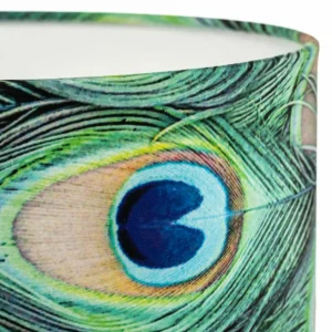 New BRITOP Lampe à poser Paon, Ø 25 cm, verte