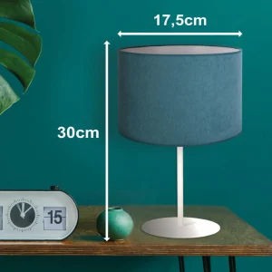 Discount Duolla Lampe à poser Pastell Roller H 30cm turquoise