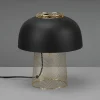 Best Sale Reality Leuchten Lampe à poser Punch, noire/dorée, Ø 25 cm