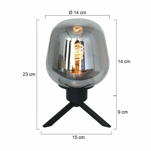 Discount Steinhauer Lampe à poser Reflexion, Ø 15 cm, hauteur 23 cm
