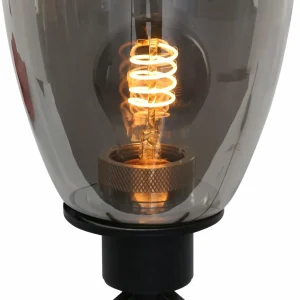 Clearance Steinhauer Lampe à poser Reflexion, Ø 15 cm, hauteur 28 cm, noir