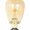 Shop Steinhauer Lampe à poser Reflexion, Ø 15 cm, hauteur 28 cm, verre, couleur laiton
