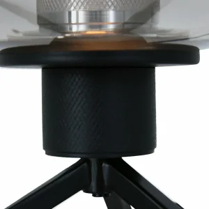 Clearance Steinhauer Lampe à poser Reflexion, Ø 22 cm, noir