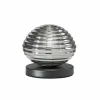 Cheap Eco-Light Lampe à poser Ripple, noir/gris fumée, Ø 18 cm