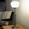 Shop Markslöjd Lampe à poser Rise, hauteur 60 cm, laiton antique, fer, verre