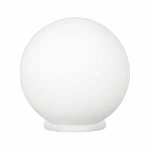 Outlet EGLO Lampe à poser Rondo, Ø 20 cm, blanche