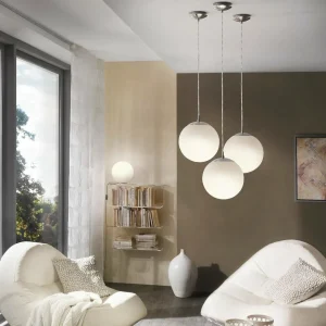Outlet EGLO Lampe à poser Rondo, Ø 20 cm, blanche
