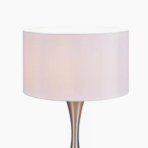 Best Sale Trio Lighting Lampe à poser Sabia, Ø 40 cm, blanc/nickel