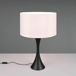 Cheap Trio Lighting Lampe à poser Sabia, Ø 40 cm, blanc/noir