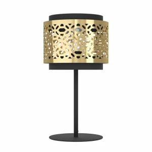 Online EGLO Lampe à poser Sandbach en noir et laiton