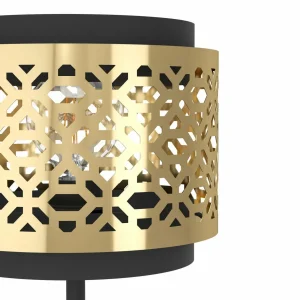 Online EGLO Lampe à poser Sandbach en noir et laiton