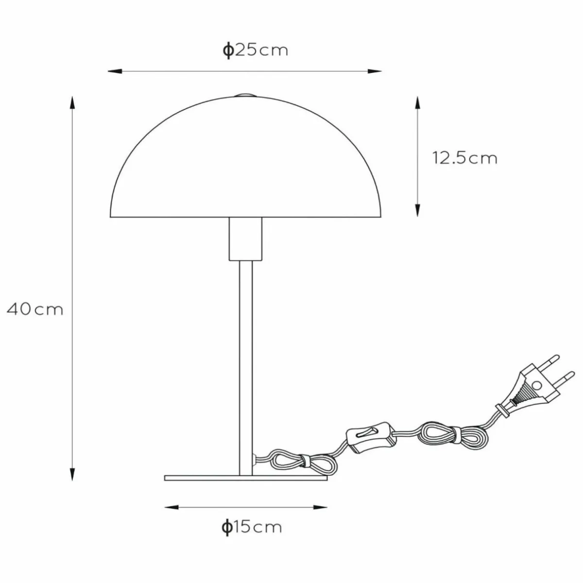 lampe__poser_siemon_en_acier___cm_vert_0.webp Cheap Lucide Lampe à poser Siemon en acier, Ø 25 cm, vert