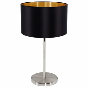 Discount EGLO Lampe à poser simple textile Lecio