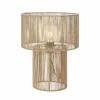 Clearance Markslöjd Lampe à poser Soga, naturel, jute, hauteur 40 cm