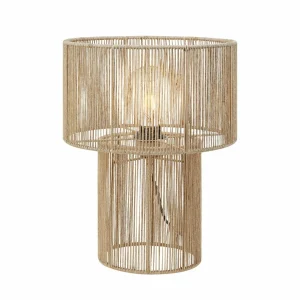 Clearance Markslöjd Lampe à poser Soga, naturel, jute, hauteur 40 cm