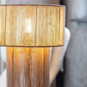 Clearance Markslöjd Lampe à poser Soga, naturel, jute, hauteur 40 cm