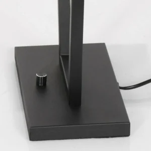 Outlet Steinhauer Lampe à poser Stang 3751ZW, tressage noir/naturel