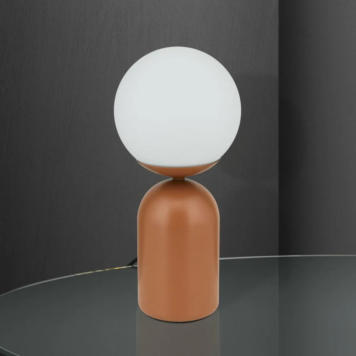 lampe__poser_stanley_rouge_corail_hauteur__cm_cramiqueverre_1.webp New ORION Lampe à poser Stanley, rouge corail, hauteur 32 cm, céramique/verre