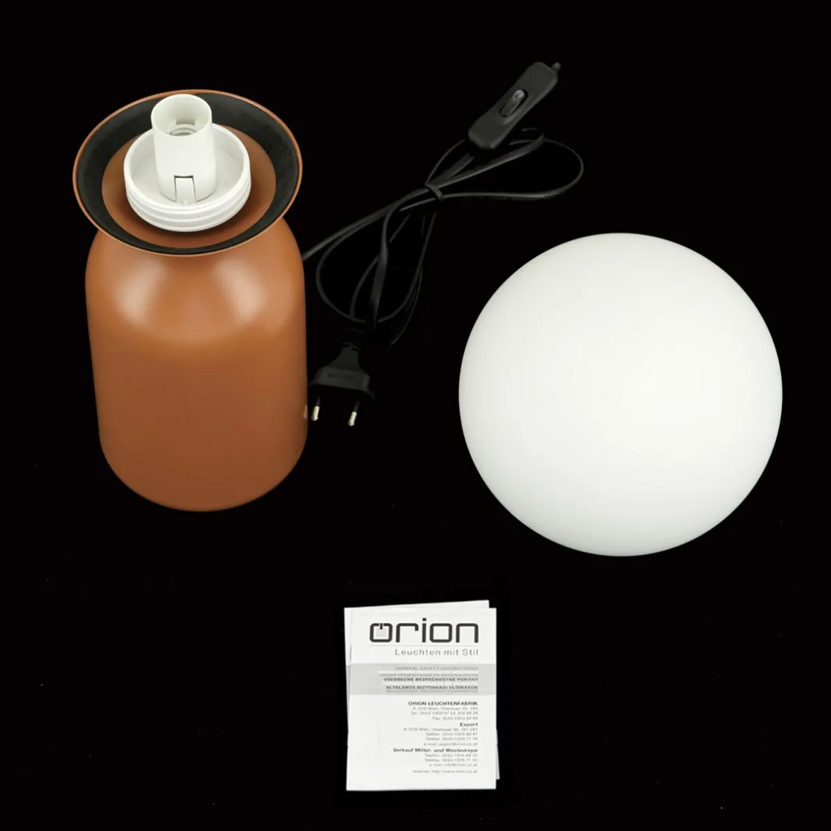 lampe__poser_stanley_rouge_corail_hauteur__cm_cramiqueverre_3.webp New ORION Lampe à poser Stanley, rouge corail, hauteur 32 cm, céramique/verre