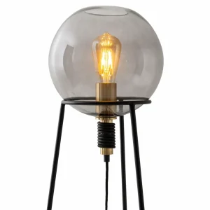 Shop Näve Lampe à poser Stelo avec abat-jour sphère de verre